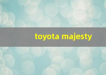 toyota majesty